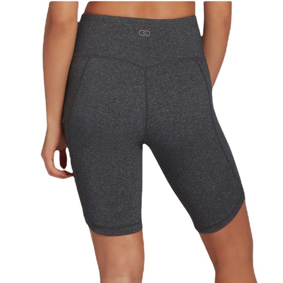 NEW Calia by Carrie Underwood Mid Rise Bermuda Biker Shorts Gray 10” Inseam XS - Picture 2 of 11